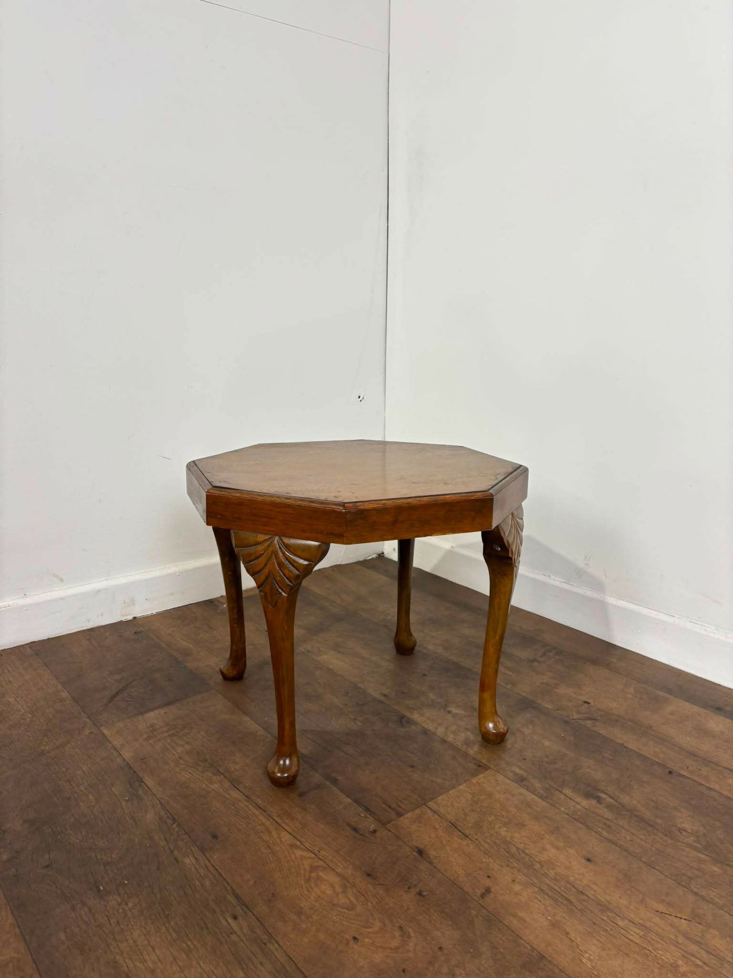 Vintage Oak Octagonal Coffee Table