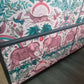 Gplan Midcentury Chest Of Drawers. Upcycled Painted Black Pink Animal Print