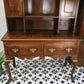 Victorian Solid Oak Dresser with Shelved Rack