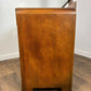 Art Deco Style Vintage Oak Dressing Table with Mirror