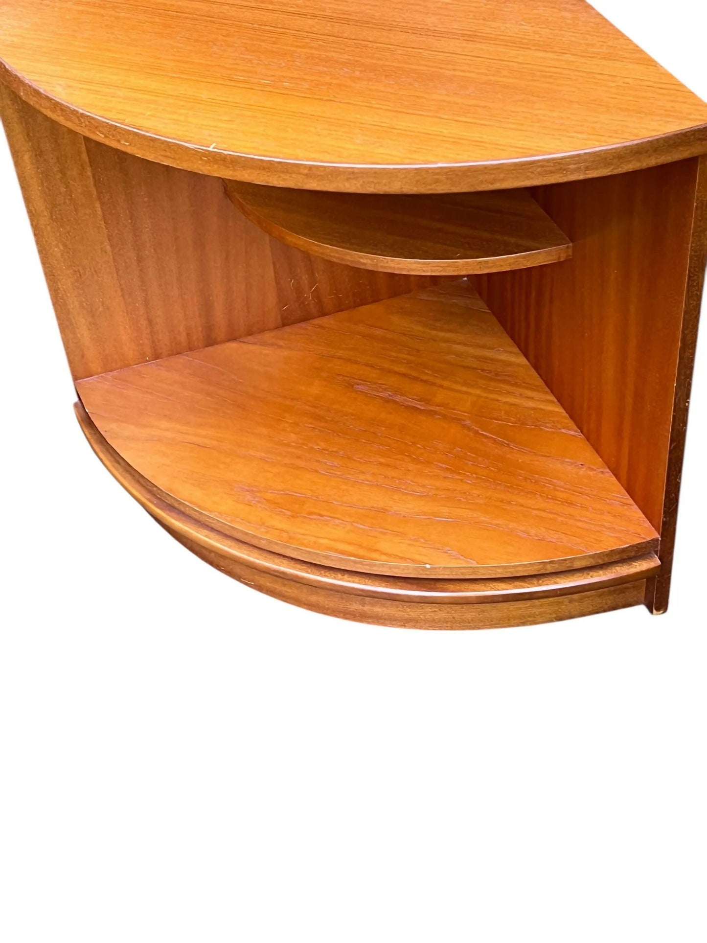 Mid century corner cupboards by Morris of Glasgow
