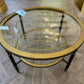 High Quality Parisian Round Brass Coffee Table