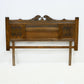 Old Charm Double Headboard Vintage Oak Gothic Carvings FREE UK Delivery*