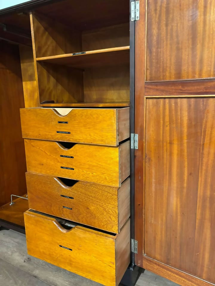 Vintage Mahogany Gents Robe