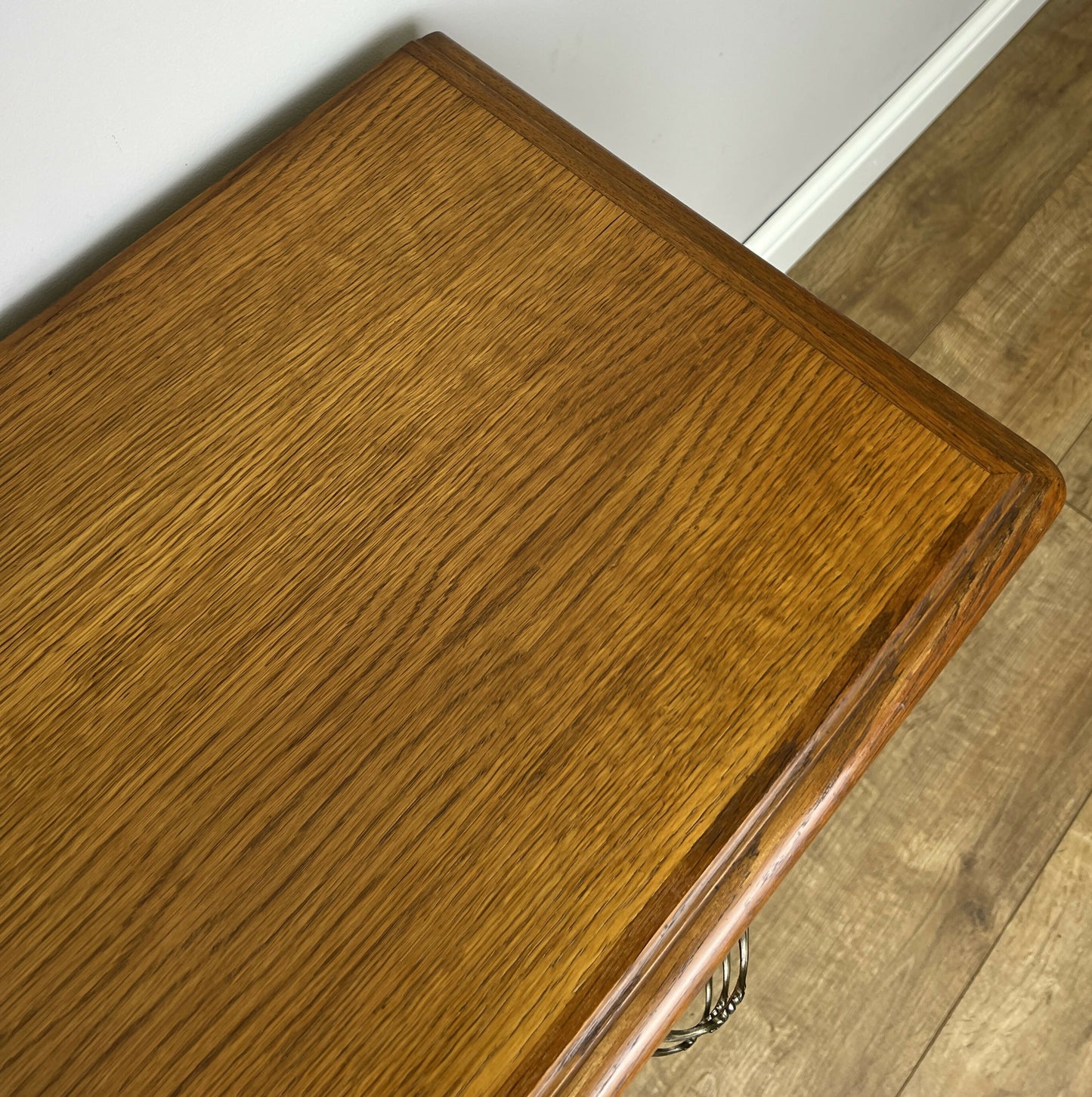 Chest of Drawers Vintage French Louis Oak 3 Drawers Carved Cabinet LOT 6234