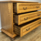Chest of Drawers Vintage French Style 3 Drawers Carved Storage Cabinet LOT 6287