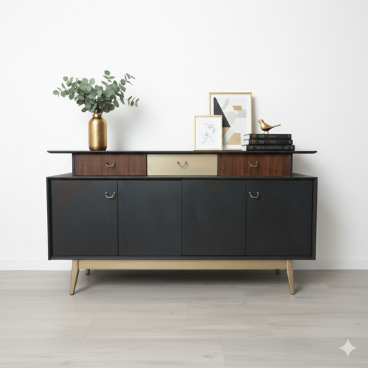 G plan grey sideboard,