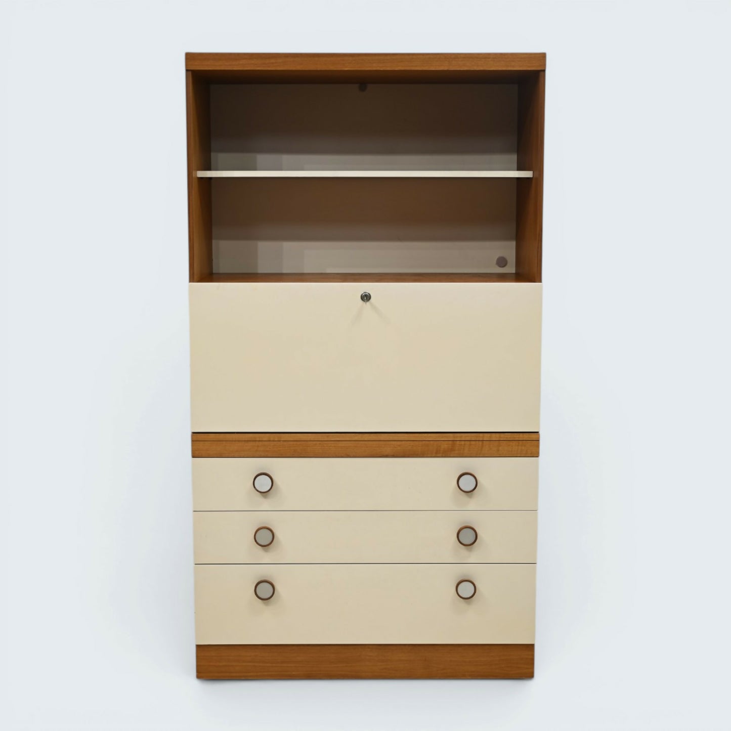 1960s Retro Uniflex Bureau Drawers Display Area Fitted Interior FREE UK Delivery