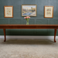 7.5 ft Solid Mahogany Dining Table - 8 Seater - Rectangular - Queen Anne Style