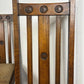 Vintage Set of Four Oak High Back Barley Twist Dining Chairs