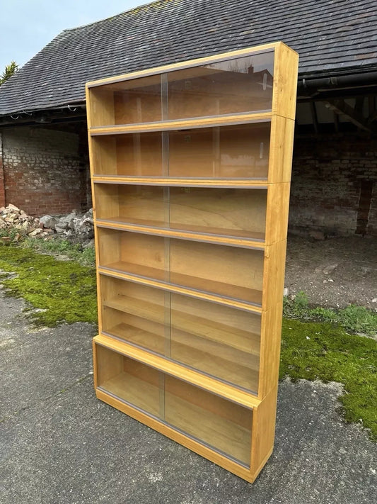 Vintage ‘Simplex’ Mid Century Bookcase Display Specimen Collectors 60s Cabinet
