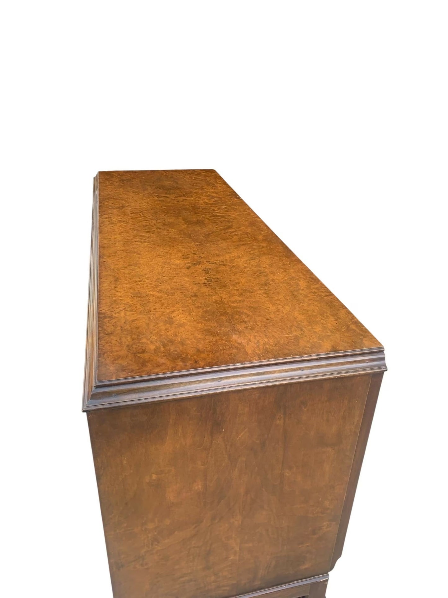 Art Deco period Georgian revival Walnut sideboard cabinet