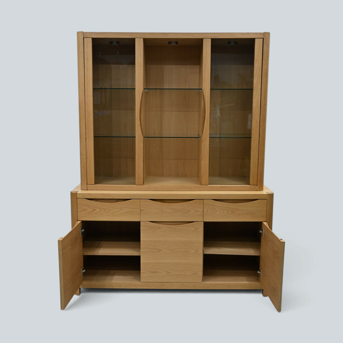 Winsor Stockholm Sideboard Display Cabinet/Unit Light Finish FREE UK Delivery*