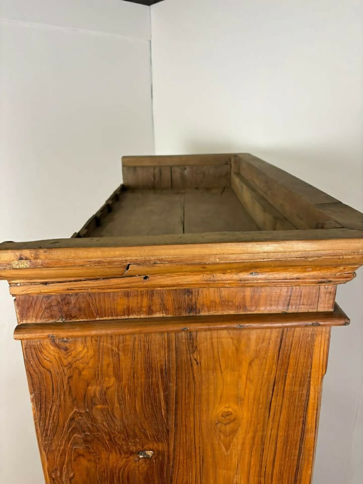Large Vintage Indian Reclaimed Wood Storage Cupboard