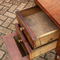 Victorian Mahogany Lamp/ Sofa Table. Drop Sides, With A Drawers & Cupboard