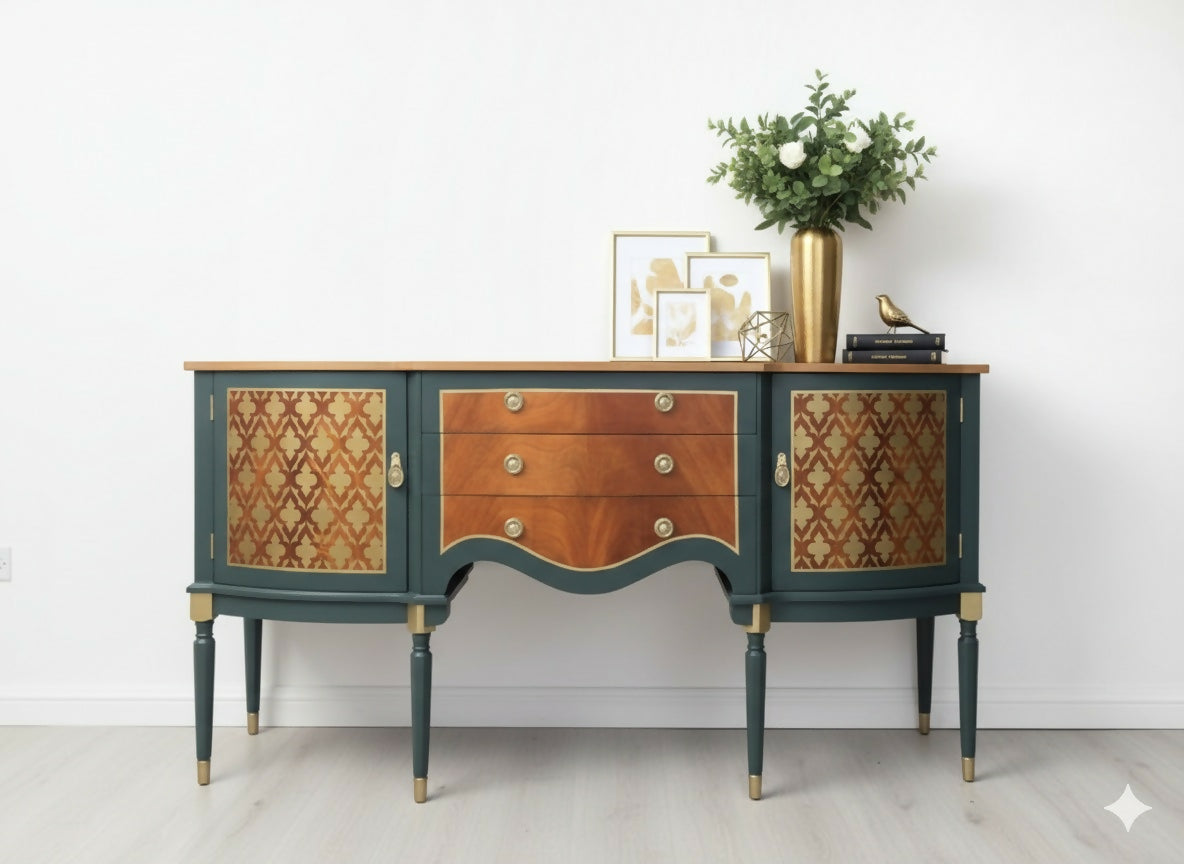 Strongbow sideboard in dark green