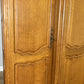 Wardrobe Vintage French Louis XVI Style Oak Four Door Carved Armoire LOT 6494