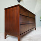 Nine Drawer Vintage Chest In Figured Walnut – Canada, C. 1960s