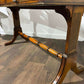Reproduction Two Drawer Mahogany Side Table