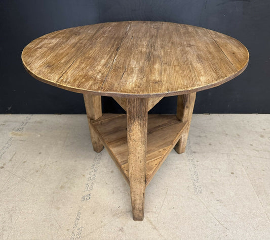 Antique Pine Cricket Table