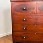 Victorian Mahogany Inlaid Secretaire Chest of Drawers