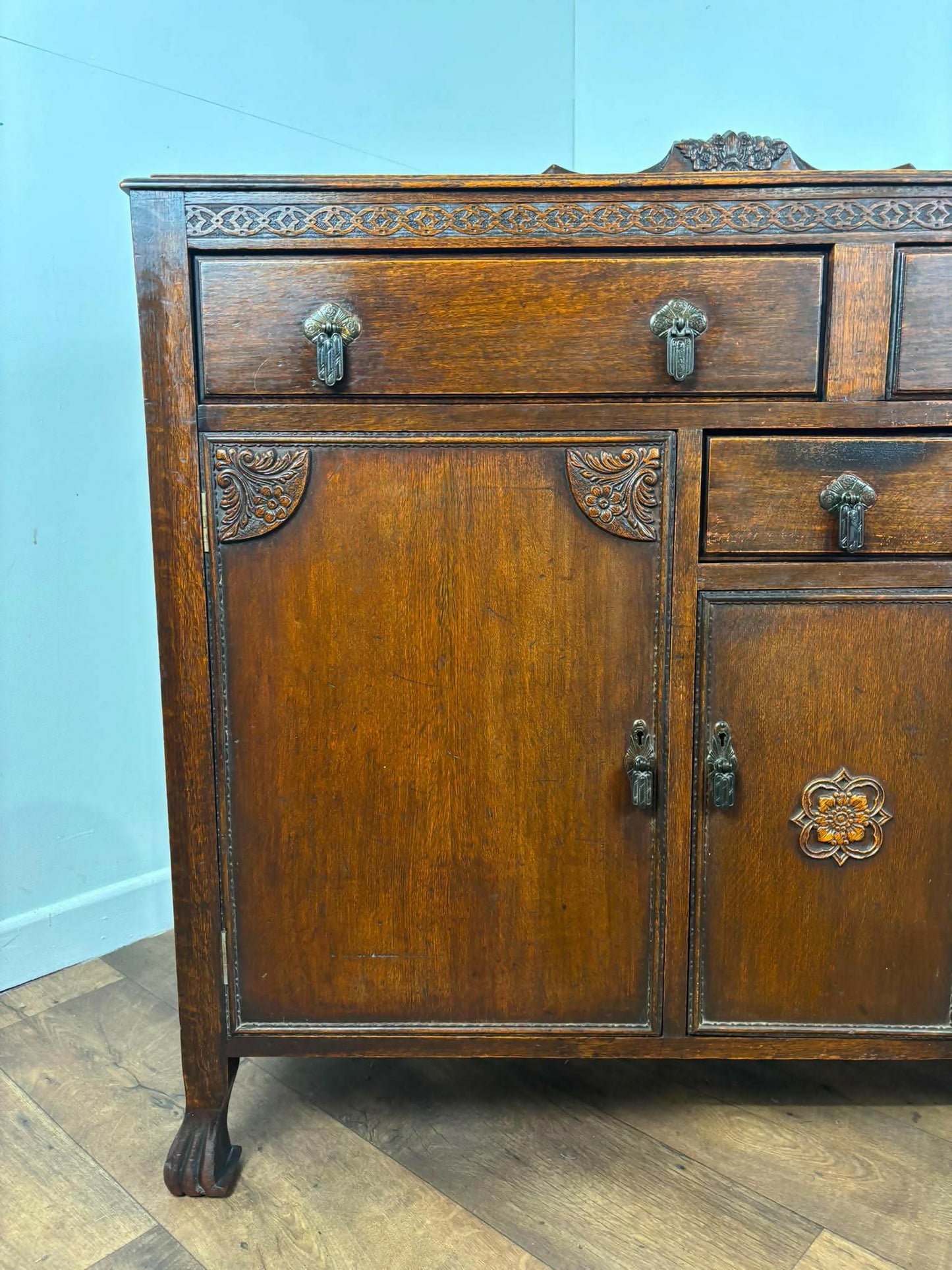 Vintage Oak Sideboard