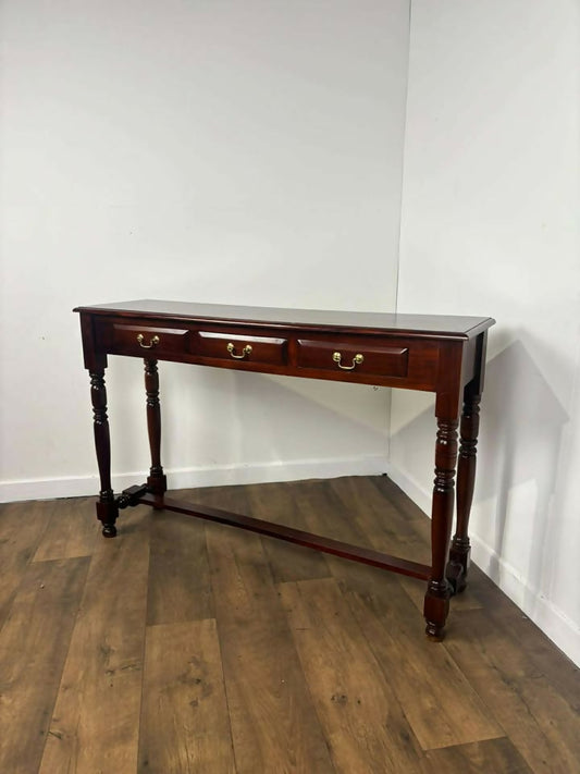 Reproduction Mahogany Console Table