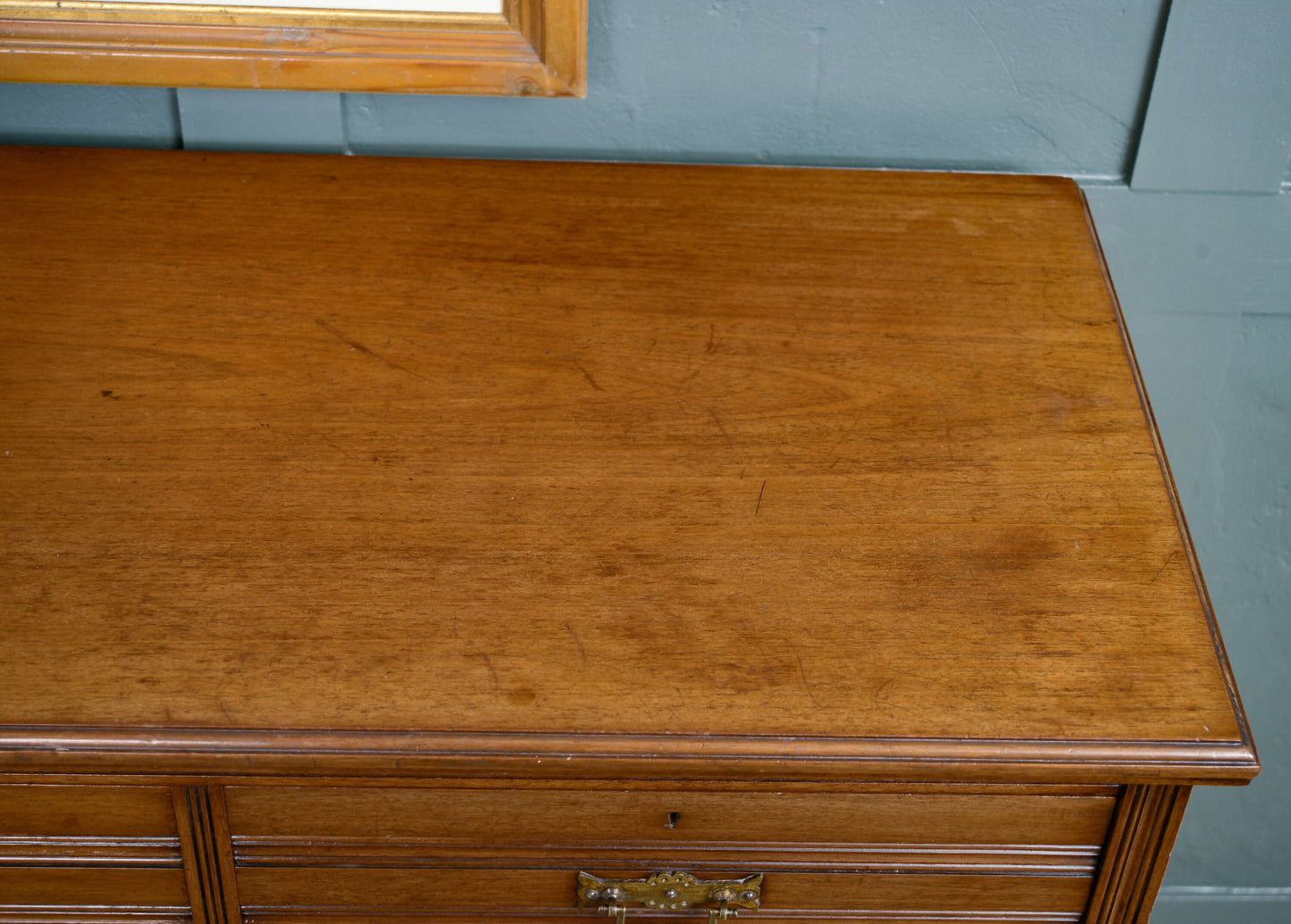 Large Edwardian Tallboy Chest of Drawers - Mahogany or Satinwood - 2 Over 3