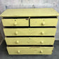 Vintage Early 20thC Rustic Painted Chest of 2 Over 3 Drawers Great Patina