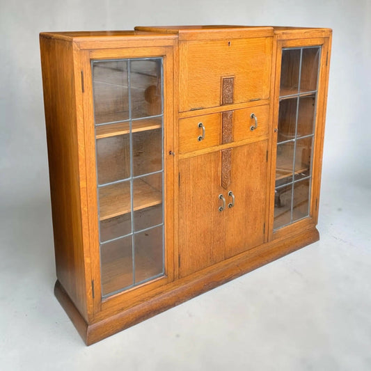 Vintage Drinks Display Cabinet Sideboard Secretarie