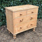 Vintage 19th Century Victorian Pine Chest Of Drawers