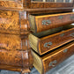 Bookcase Vintage French Carved Glass Doors Sideboard Drawers Cabinet LOT 4490