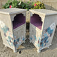 Hand Painted Pine Bedside Cabinets