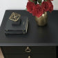 Stag minstrel black bedside cabinets