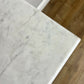 Bedside Table Antique French Style Marble Top Oak Cabinet Nightstand LOT 6240