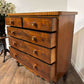 Victorian Mahogany Two Over Three Chest of Drawersas