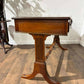 Reproduction Two Drawer Mahogany Side Table
