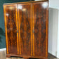 Vintage Mahogany Triple Door Wardrobexc