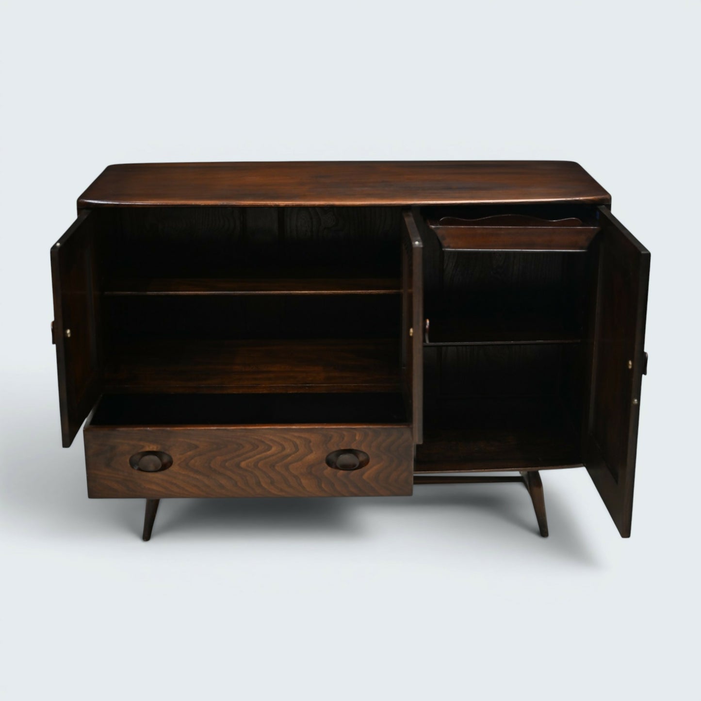 Ercol Windsor Sideboard Cupboard Storage Model 467 Dark Finish FREE UK Delivery*