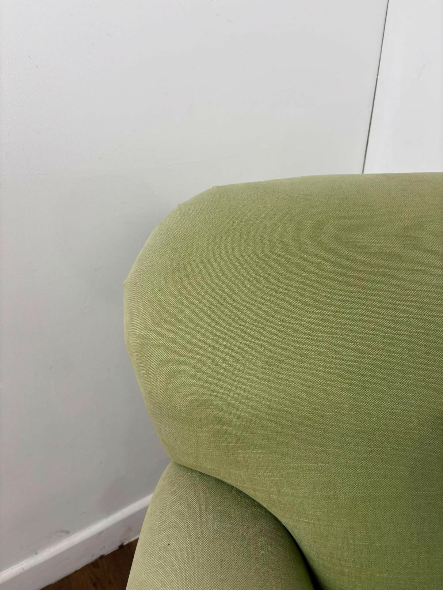Edwardian Green Upholstered Club Chair