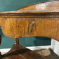 Victorian Mahogany Serpentine Front Console Table With Marble Top