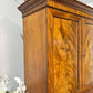 Georgian Flame Mahogany Linen Press