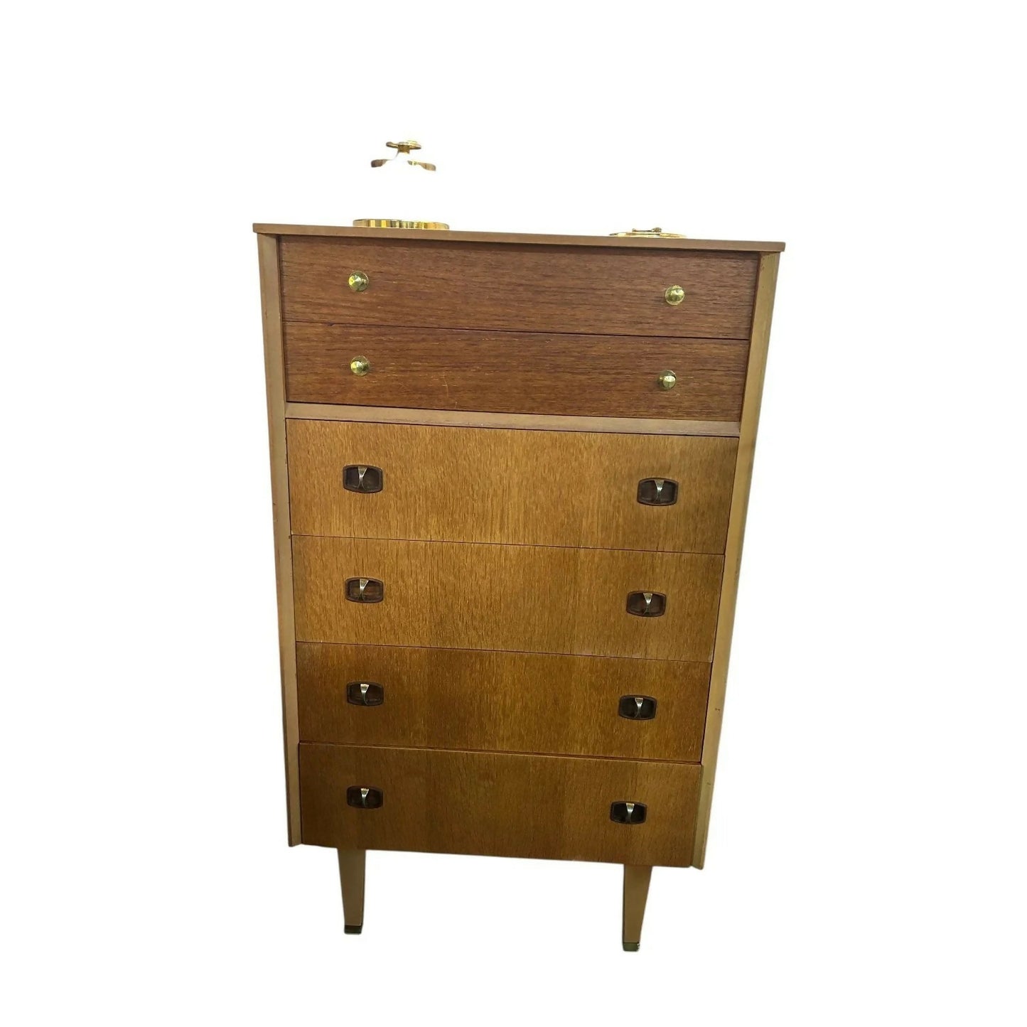 Mid-Century Limelight Tallboy Chest of Drawers – 1960s Vintage