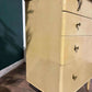 Vintage Chest of Four Drawers with Glass Top circa 1950.et