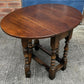 Titchmarsh & Goodwin Vintage Oak Miniature Dropleaf Gateleg Occasional Table