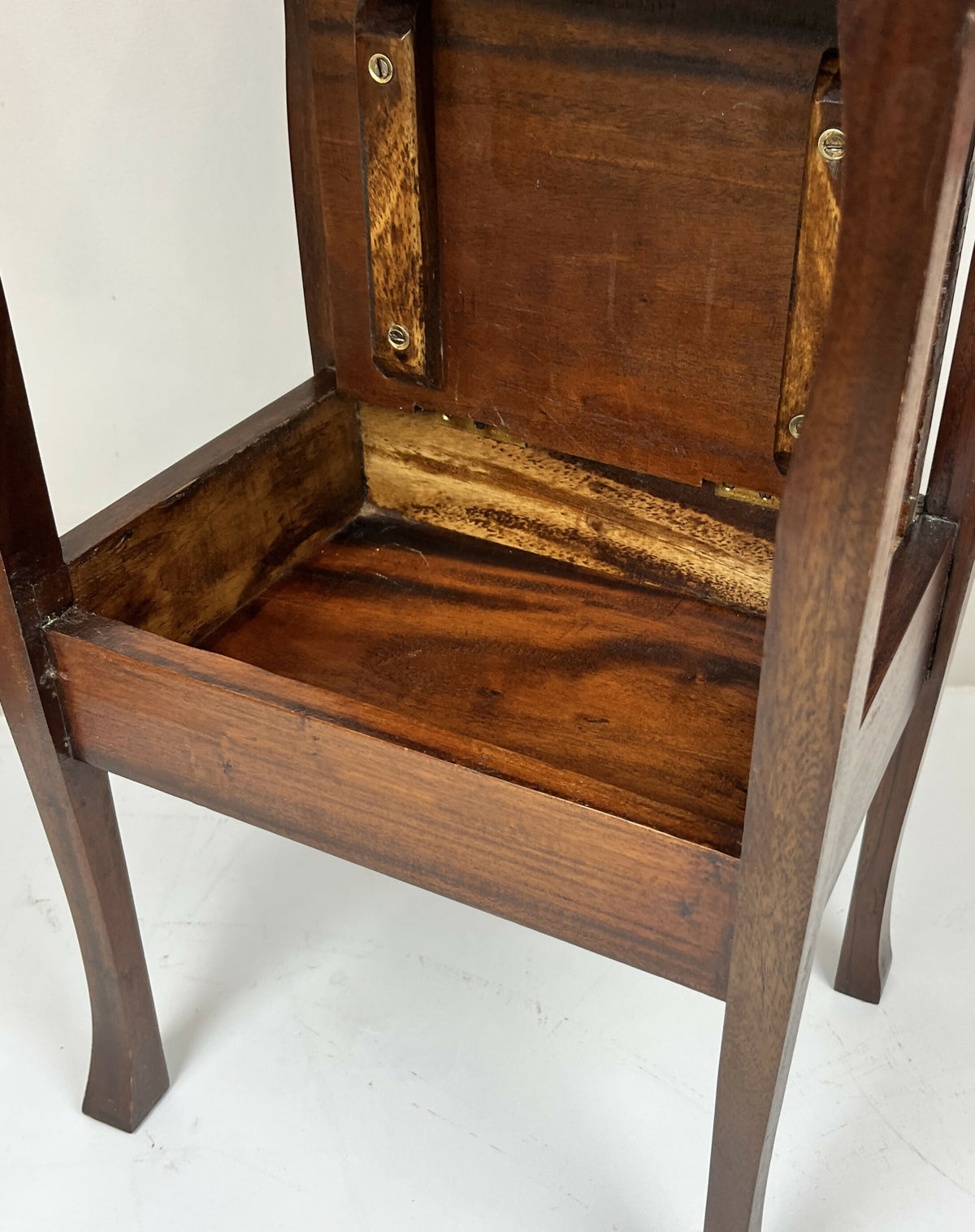 Pair Antique Edwardian Mahogany Bedside Tables Nightstands Cabinets c1900