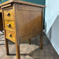 1950’s Oak Kneehole Teachers Desk5