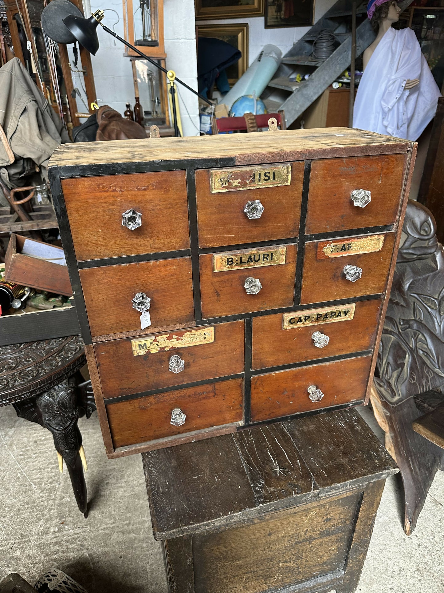 Vintage Merchants Chest of Drawers