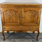 Cabinet Vintage French Louis XVI Style Oak Cupboard Carved Sideboard LOT 4017