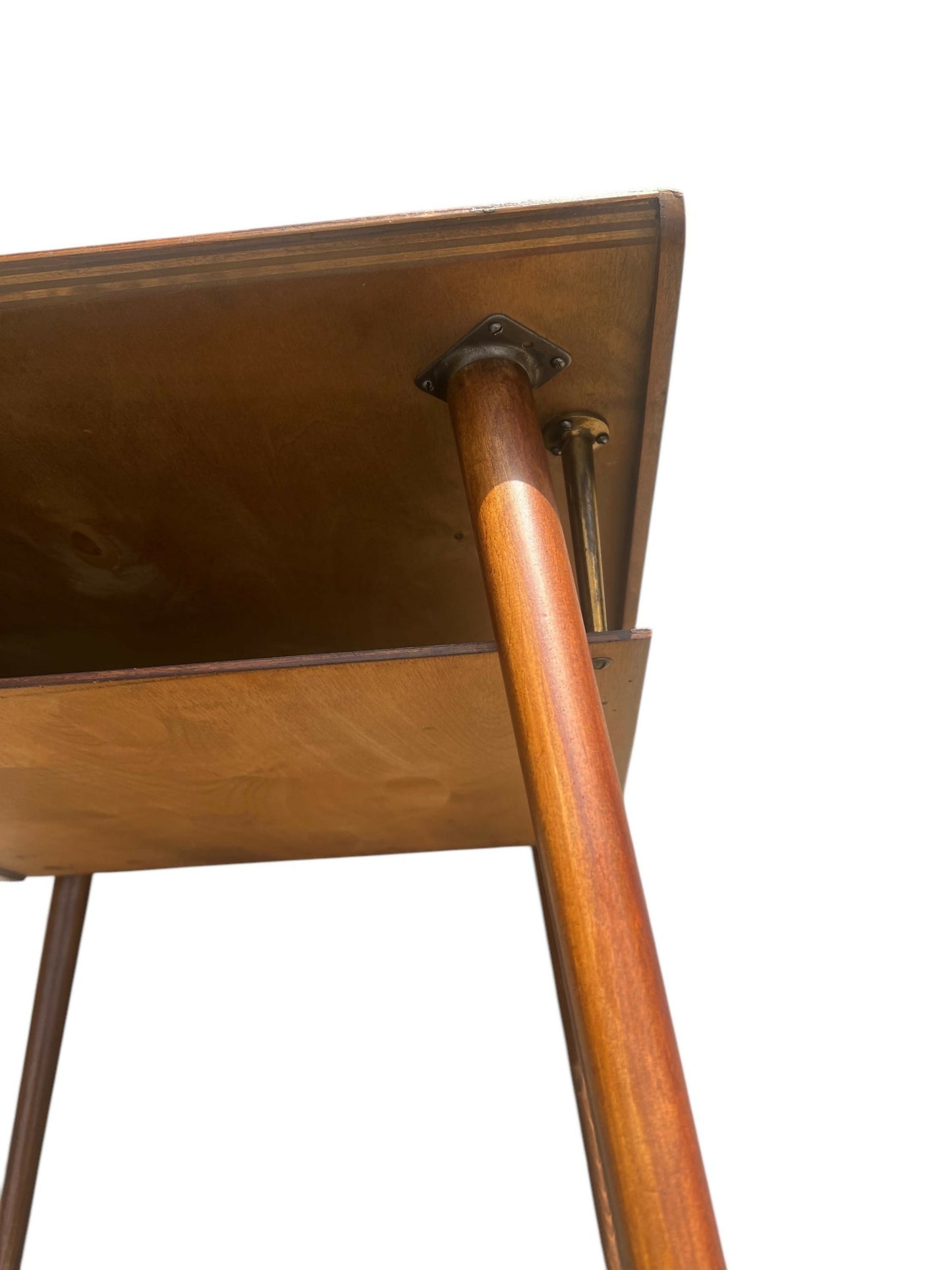Mid century two tier Teak side table